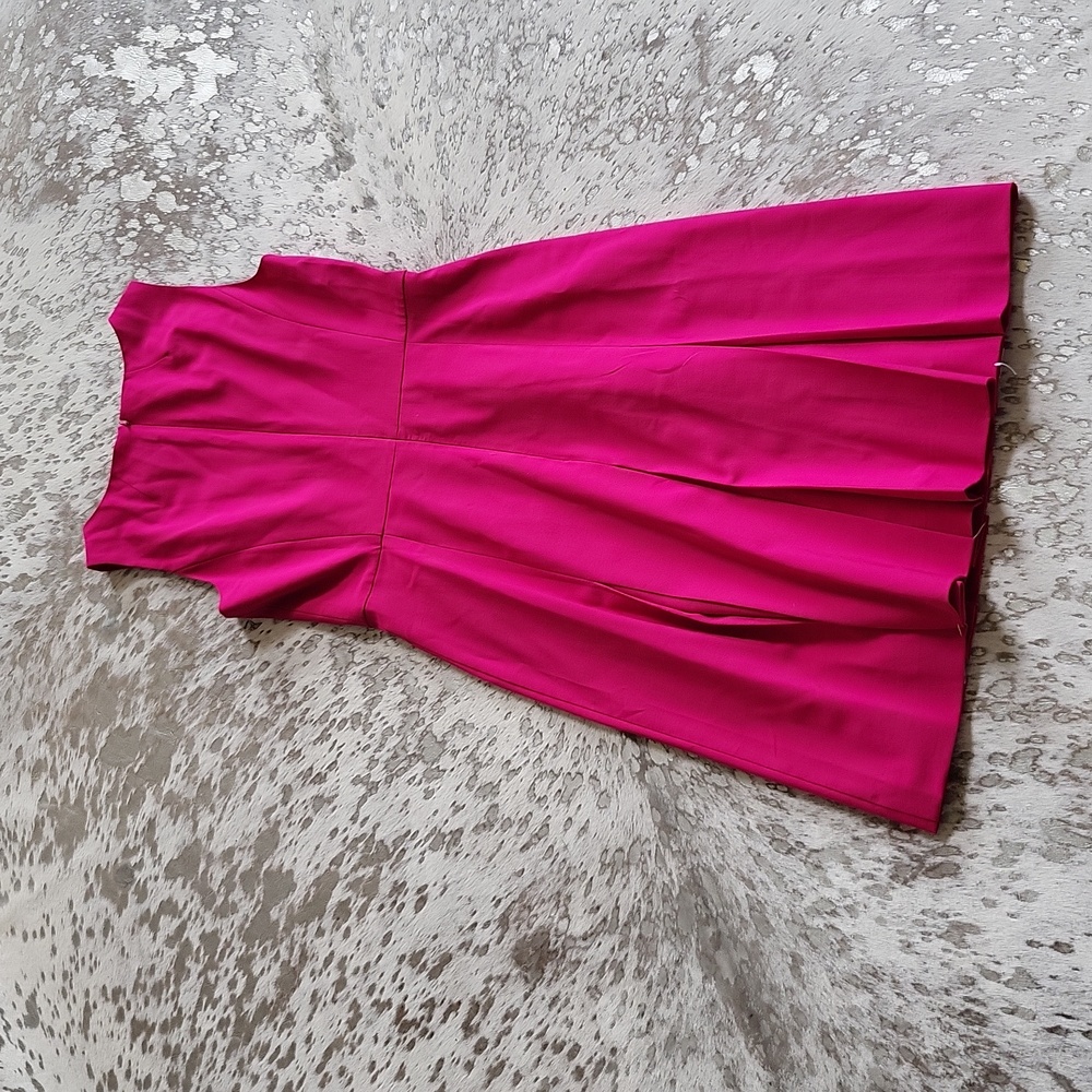 J. Crew Pleated Sleeveless A-Line Dress Two Way Stretch NWT Sz2 - Picture 9 of 9